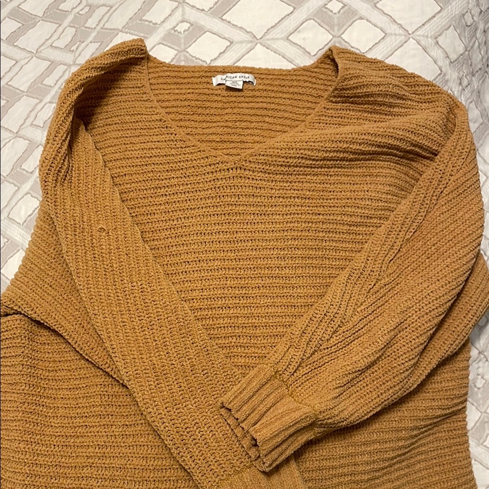 American Eagle Outfitters Oversized V-Neck Sweater